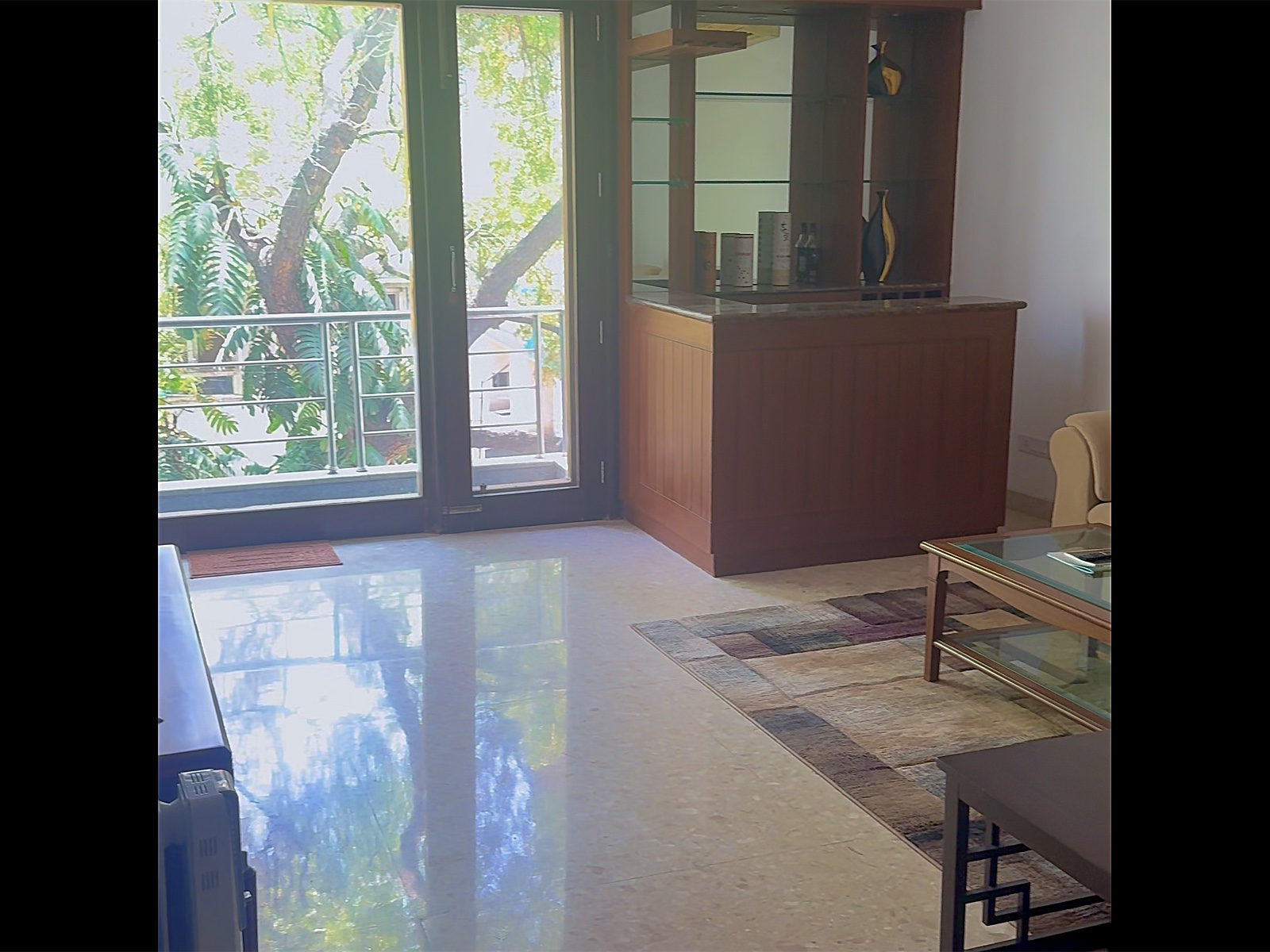 Balcony off the living room, second floor, Betty Villa